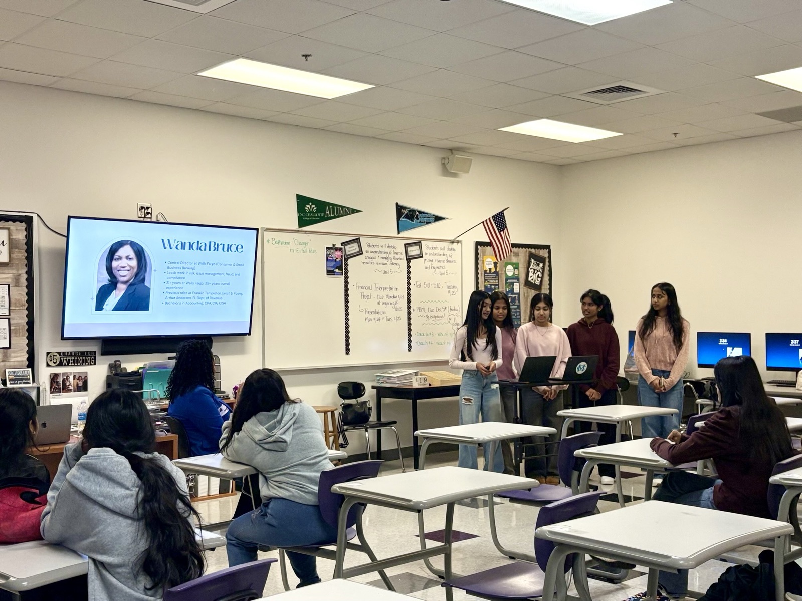 Speaker presentation in the classroom